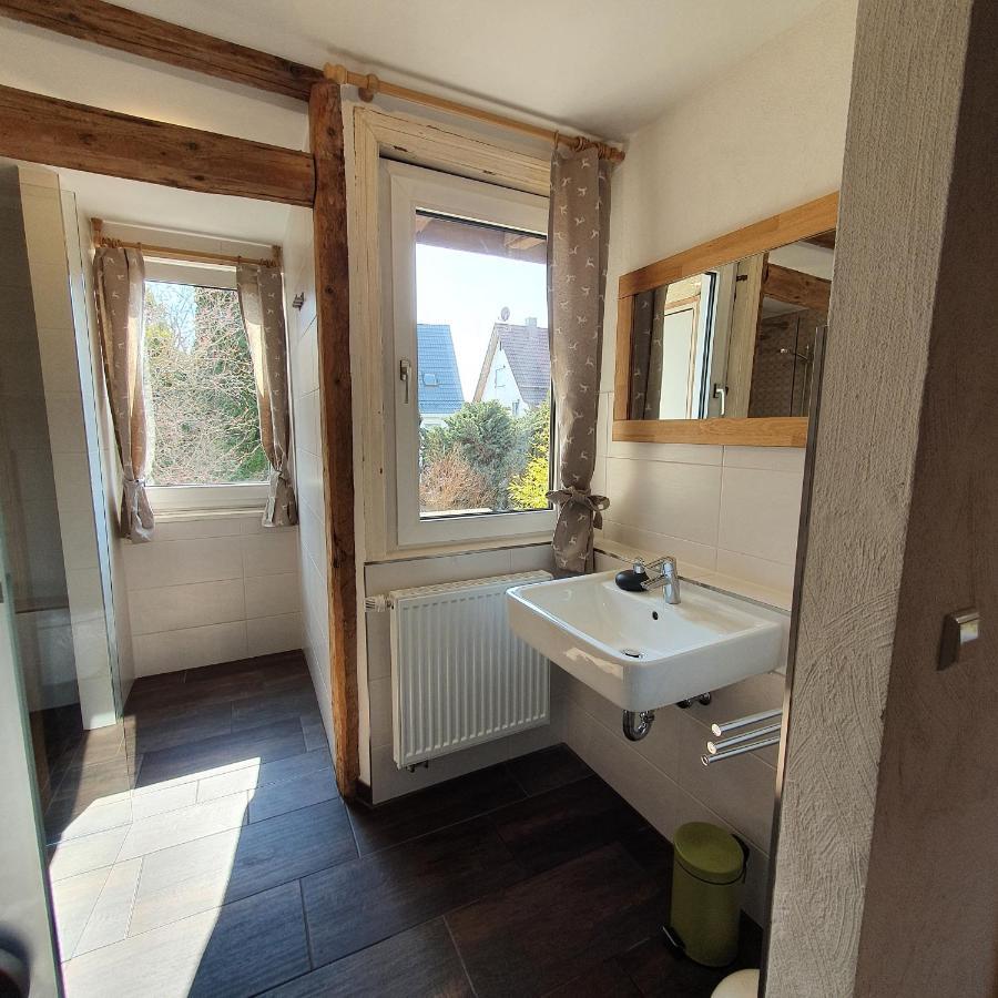 Alte Backstube - Ferienwohnung Huettenstube Und Ferienzimmer Auszeit Erkenbrechtsweiler Exteriér fotografie
