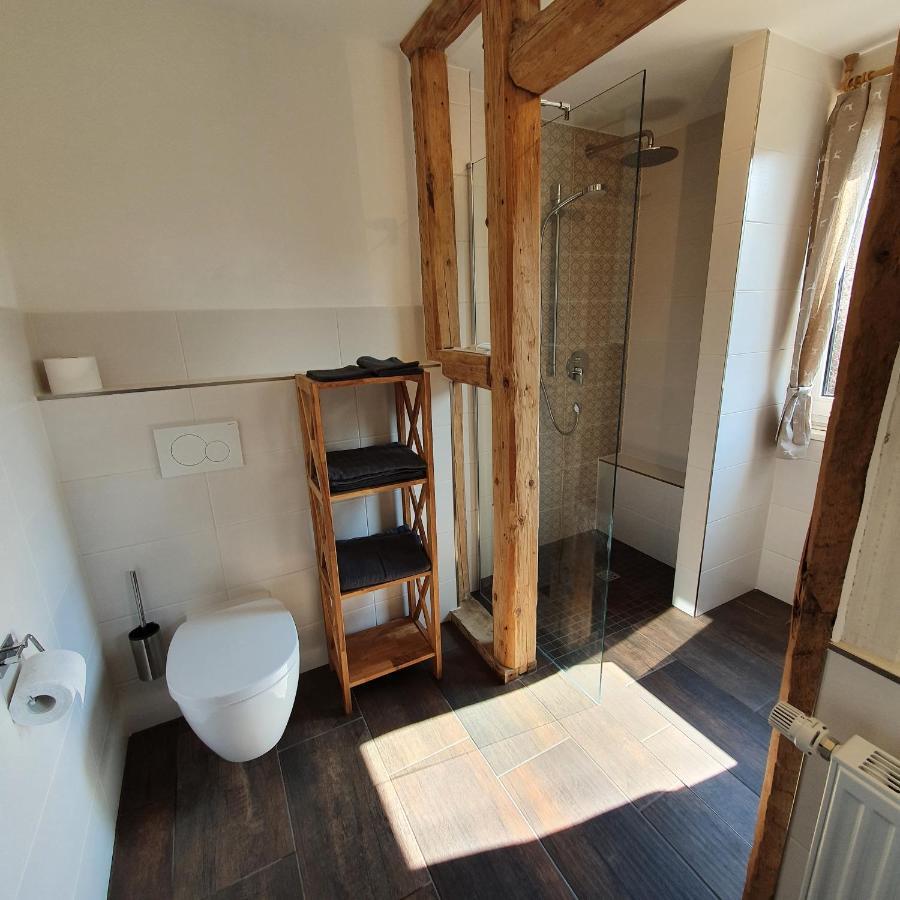 Alte Backstube - Ferienwohnung Huettenstube Und Ferienzimmer Auszeit Erkenbrechtsweiler Exteriér fotografie